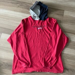 Vintage South Padre Island Texas American Flag Hoodie